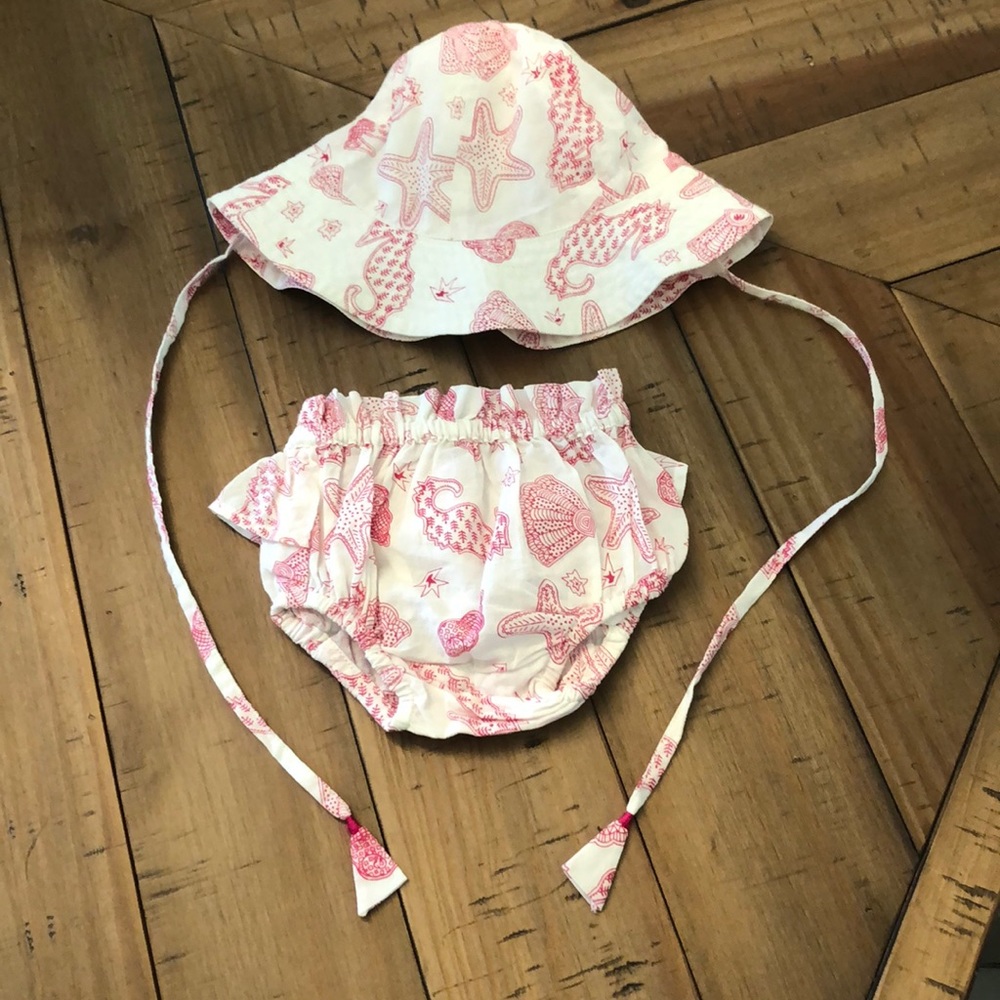 Baby Hat and Bloomer Set